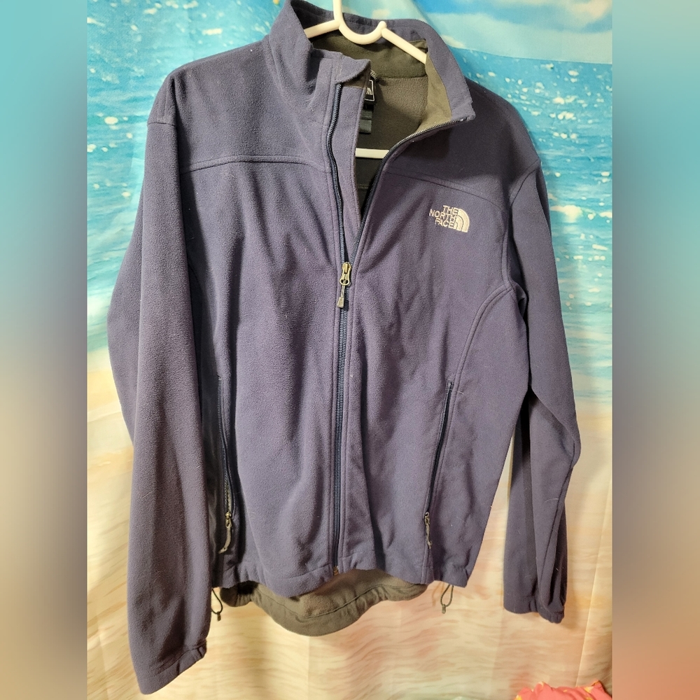 THE NORTH FACE NAVY BLUE MENS SHELL JACKET SIZE MEDIUM‎
